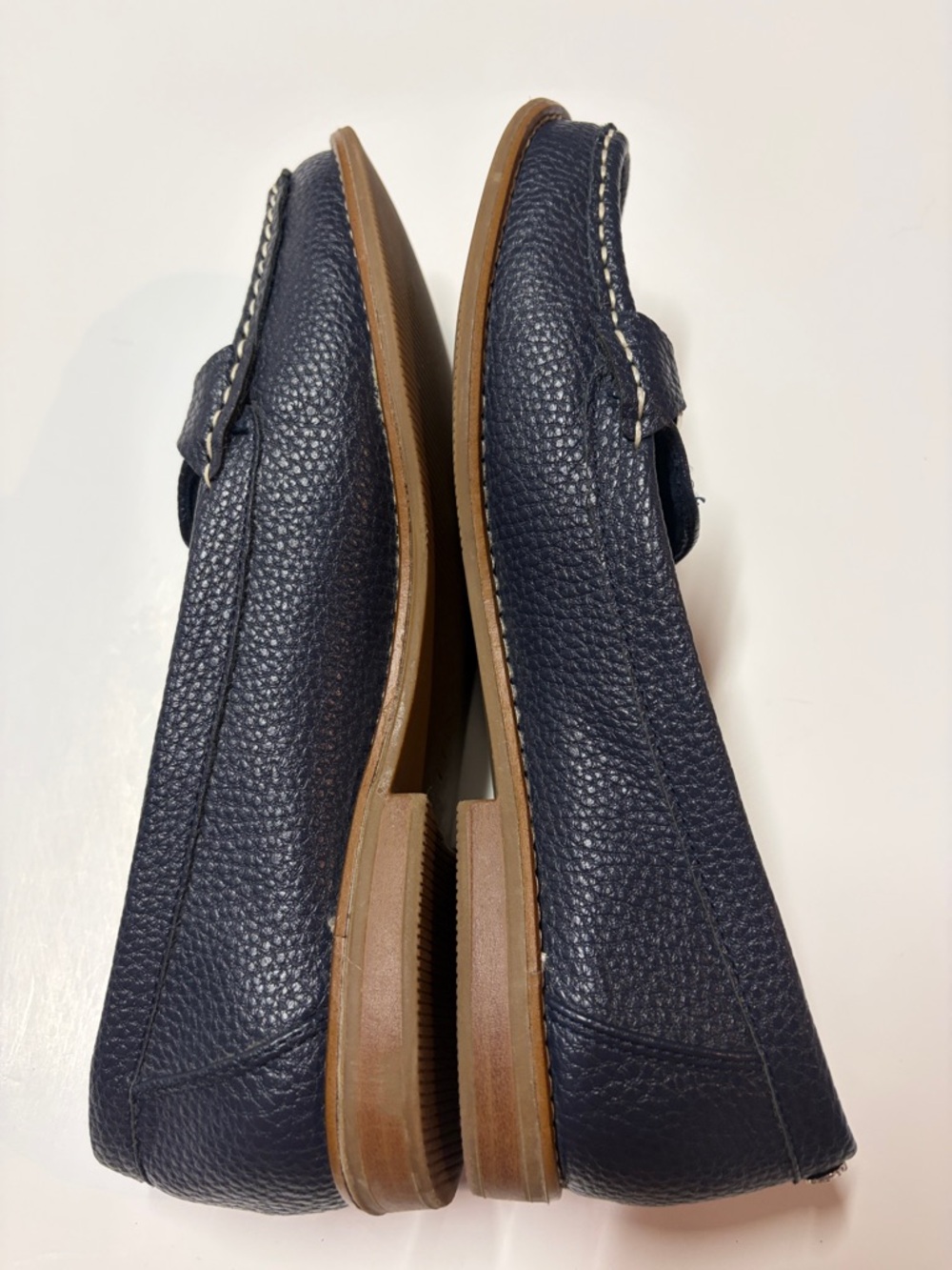 Anne Klein AK Navy Loafers Comfort iFlex Driving Moc Shoes Size 9 - Picture 7 of 9